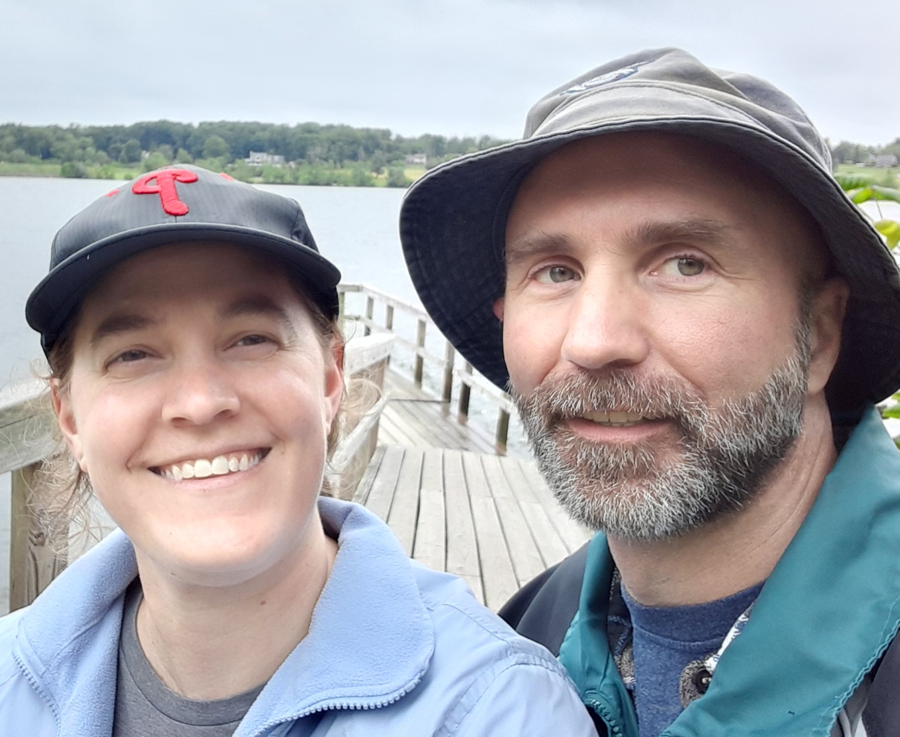 Photo of Angela and Jac at Peace Valley Park